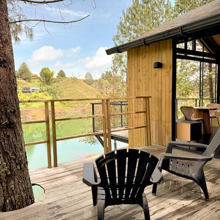 Cabin - Jacuzzi - Frente al lago - Bosque - Chalet - 9