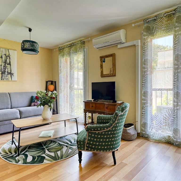 Charmant T1 Bis Idéalement situé au pied des thermes Amélie-les-bains - Appartement - 7