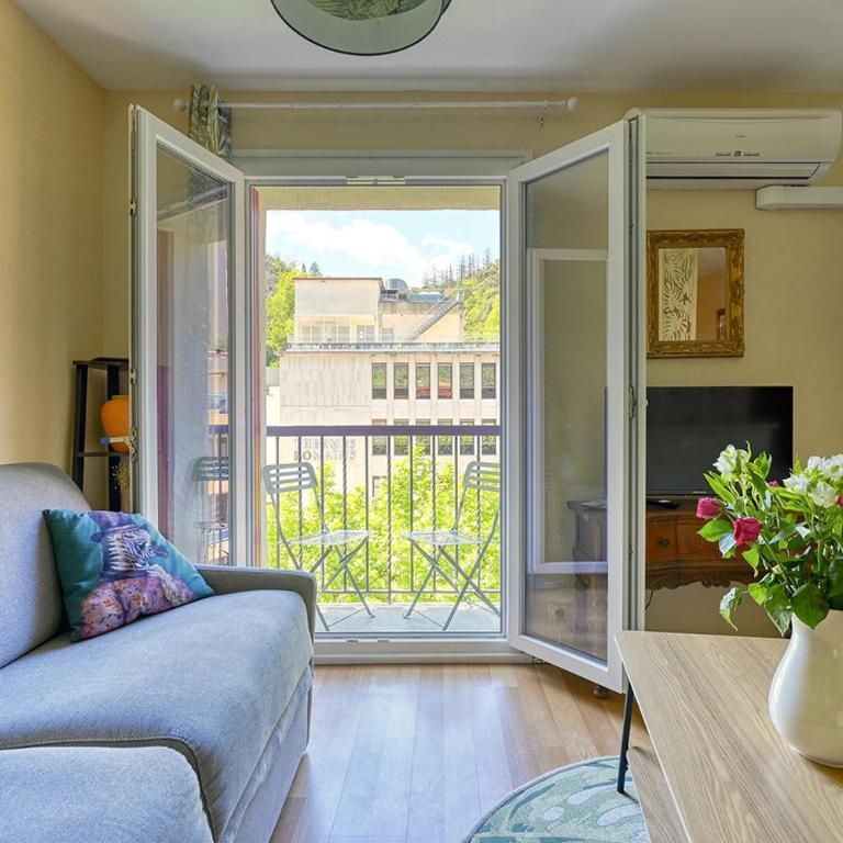 Charmant T1 Bis Idéalement situé au pied des thermes Amélie-les-bains - Appartement - 14