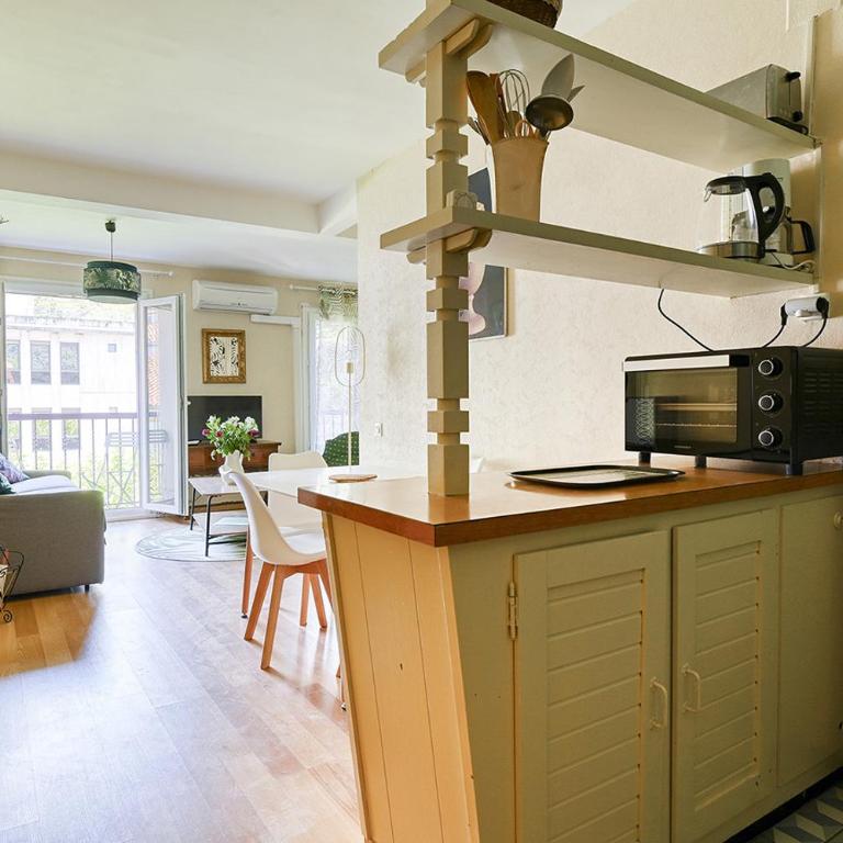 Charmant T1 Bis Idéalement situé au pied des thermes Amélie-les-bains - Appartement - 10