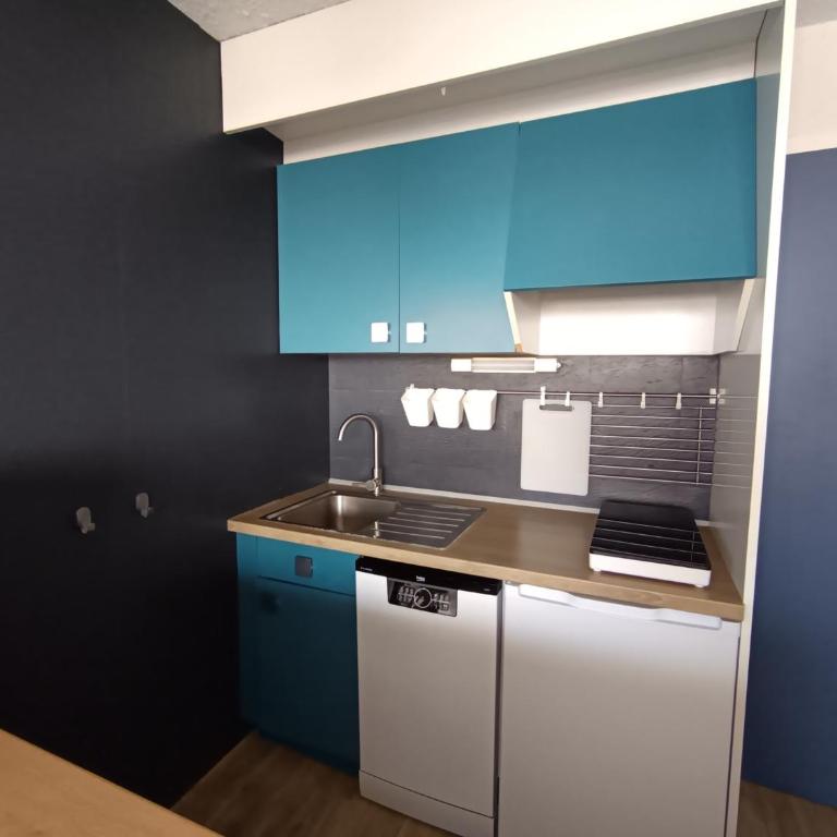 Appartement rénové avec balcon et parking, vue sur pistes - FR-1-445-156 - Studio - 4