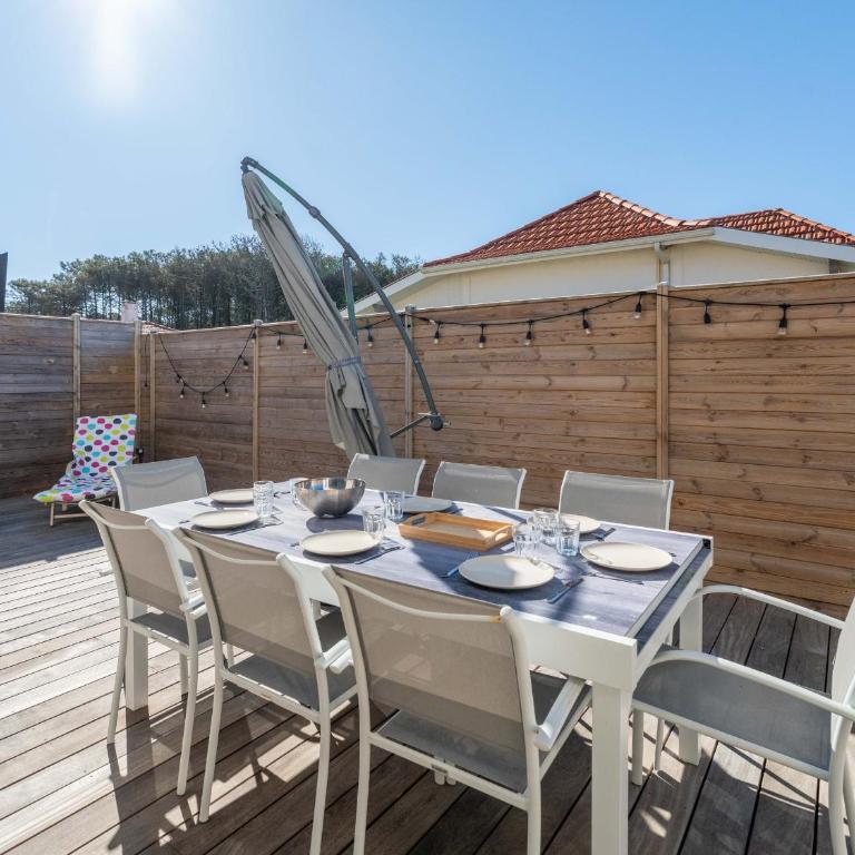 Maison neuve proche océan, terrasse, parking, 8 pers - FR-1-319-585 - Maison de Vacances - 8