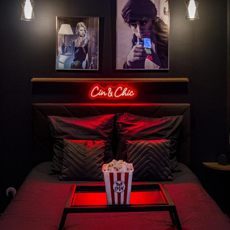 Le Cin et Chic Vidéoprojecteur Popcorn Netflix - Apartment mit 1 Schlafzimmer - 4