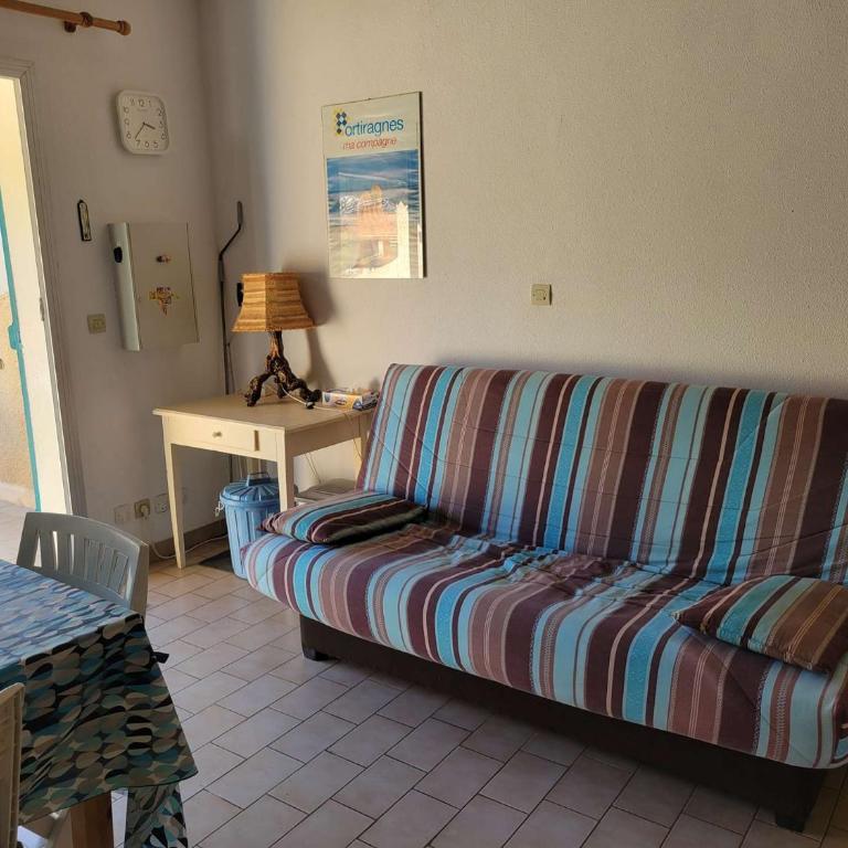 Maison de vacances, sejour cuisine climatisation, residence MAS DE LA PLAGE 1, terrasse Sud degagee 4 couchages Portiragnes LRMP77 - Maison 2 Chambres - 6