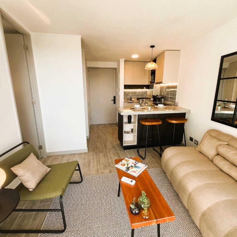 HOM I Depto 1D1B Parking Cerca de Movistar Arena - Apartamento - 53
