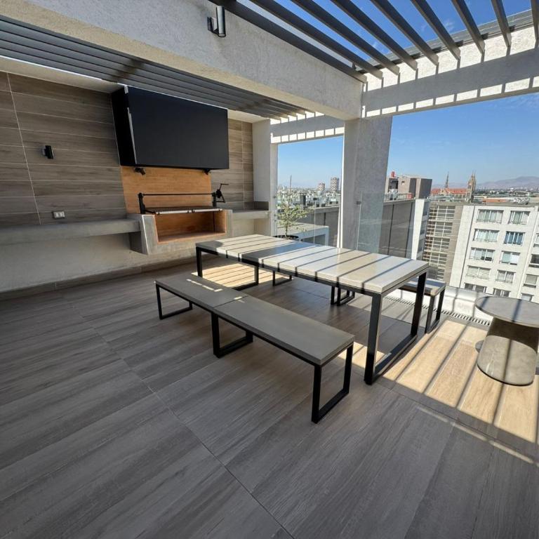 HOM I Depto 1D1B Parking Cerca de Movistar Arena - Apartamento - 59