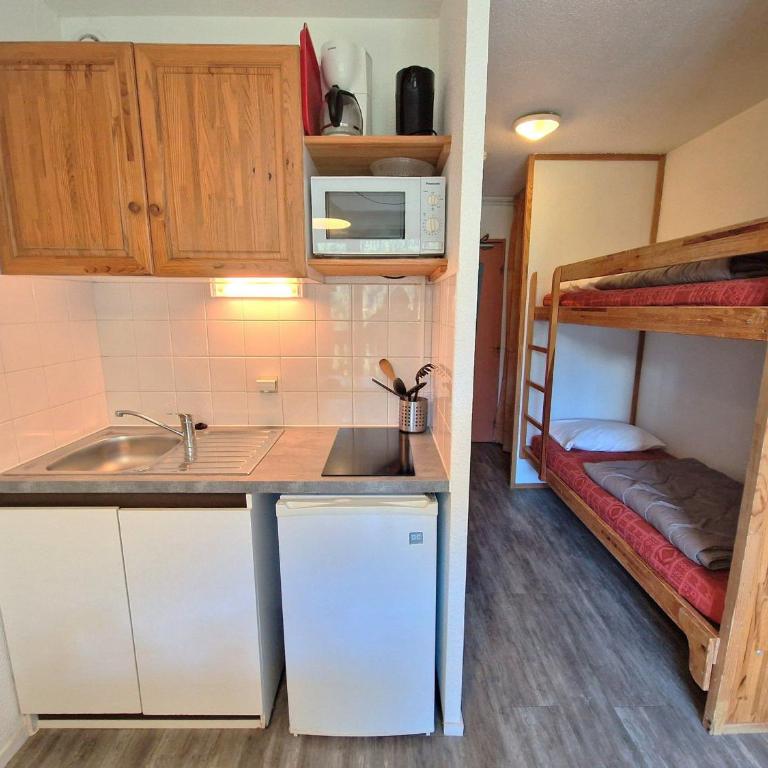 Studio 4 pers. avec balcon, 20m², au cœur de Valfréjus - FR-1-265-245 - Studio - 10