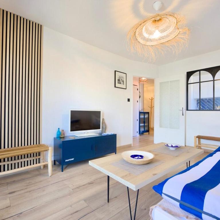 La Mandriote, plage à pied et clim - Apartment mit 1 Schlafzimmer - 1