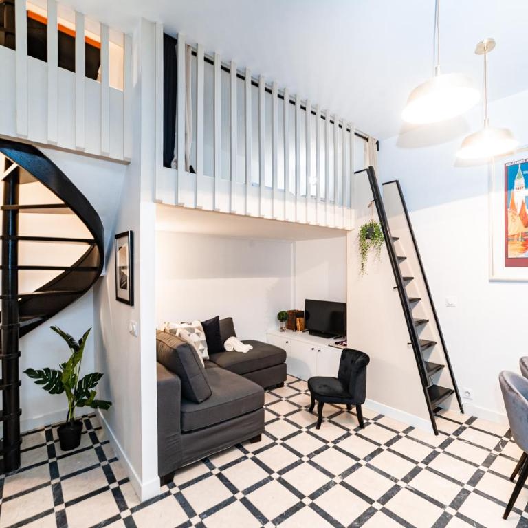 Triplex 50 m2 - Montorgueil & Marais - Appartement 2 Chambres - 2