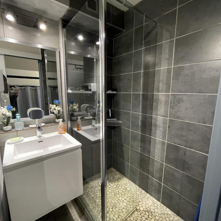 Studio 24m2 - parking - clim - piscine - mer à 100m - Apartment mit 2 Schlafzimmern - 18