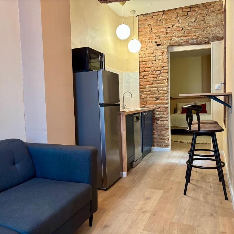 Jolie T2 Quartier St Jean Proche place République - Apartment mit 1 Schlafzimmer - 1