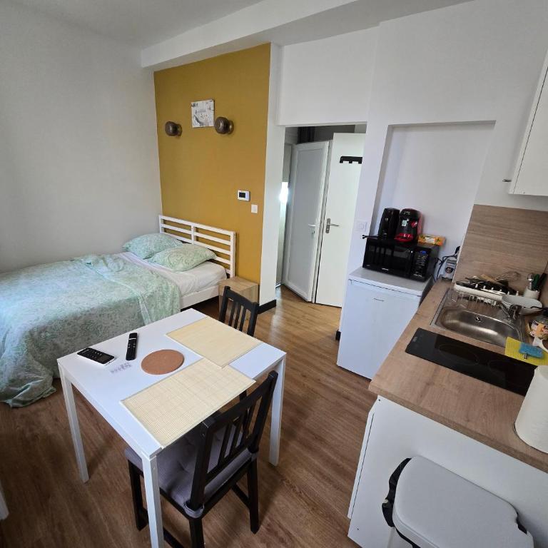 E1 - Charmant studio en intramuros, rénové climatisé - Appartement 1 Chambre - 1