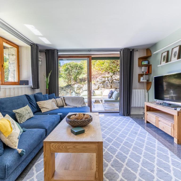 Spacieux 6pax 3ch Vue MtBlanc Central Parking - Three-Bedroom Apartment with Mountain View - 3