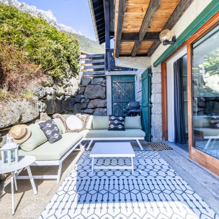 Spacieux 6pax 3ch Vue MtBlanc Central Parking - Three-Bedroom Apartment with Mountain View - 7