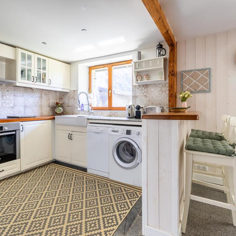 Spacieux 6pax 3ch Vue MtBlanc Central Parking - Three-Bedroom Apartment with Mountain View - 16