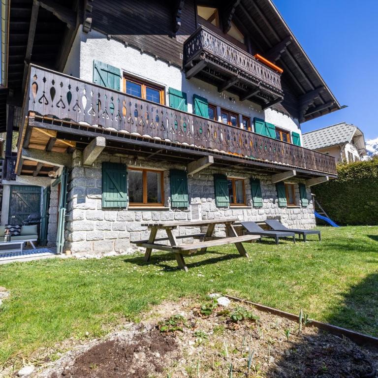 Spacieux 6pax 3ch Vue MtBlanc Central Parking - Three-Bedroom Apartment with Mountain View - 24