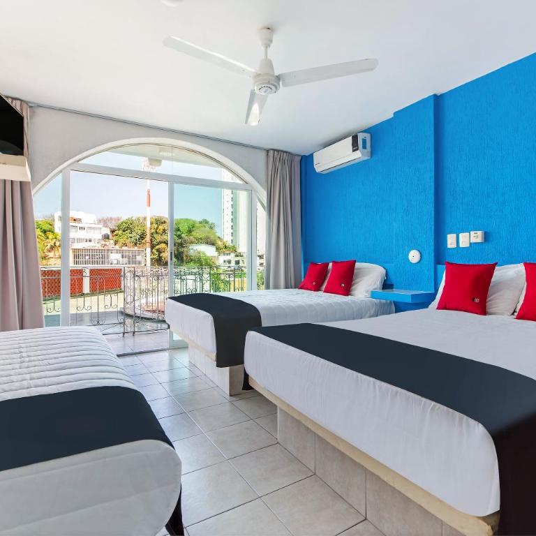 Capital O Hotel El Mejicano, Acapulco - Habitación Quíntuple Estándar - 2