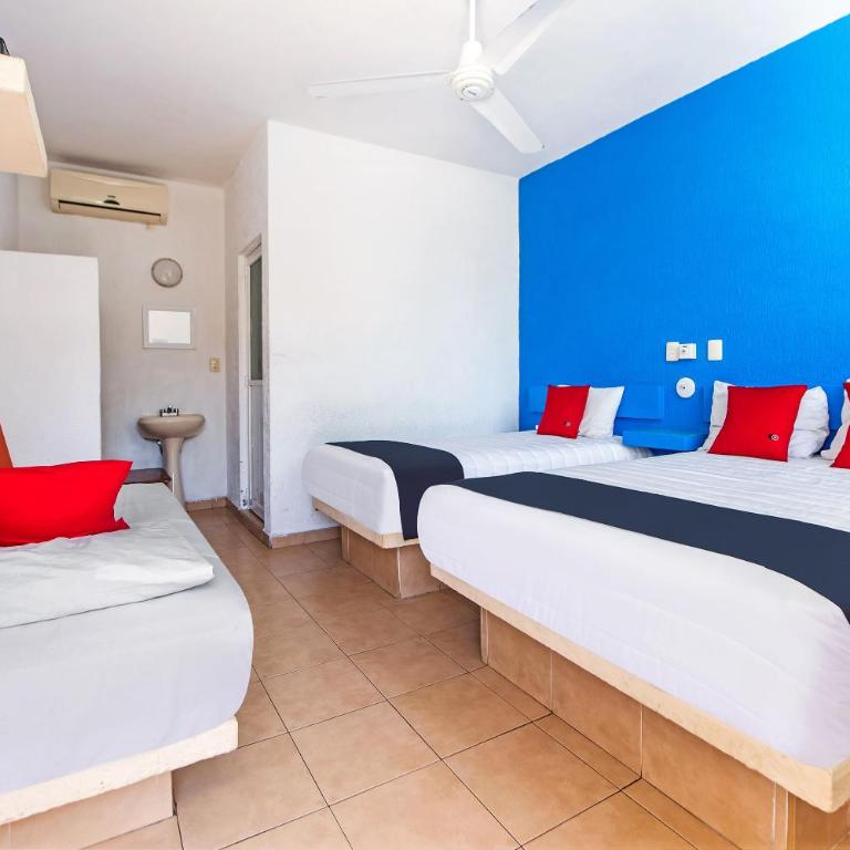 Capital O Hotel El Mejicano, Acapulco - Habitación Cuádruple Estándar - 1