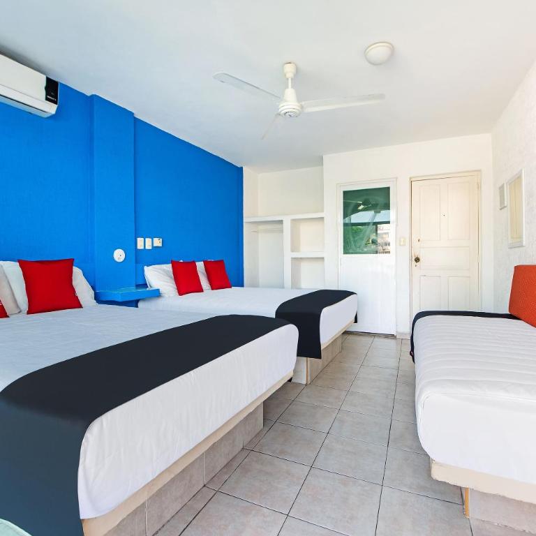 Capital O Hotel El Mejicano, Acapulco - Habitación Quíntuple Estándar - 3