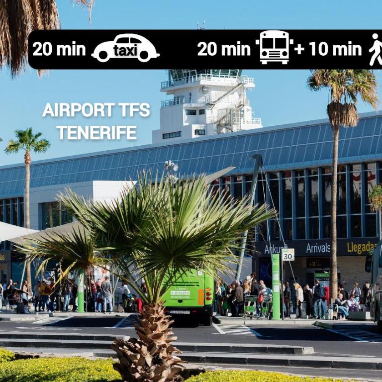 Palms2Beach appartement - 200m van strand met airco en WiFi - Apartamento de 2 dormitorios con balcón - 30
