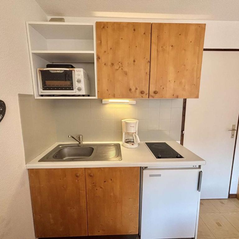 Studio cosy à Notre-Dame-de-Bellecombe, proche des pistes et commerces - 4 pers, balcon, parking - Appartement 1 Chambre - 9