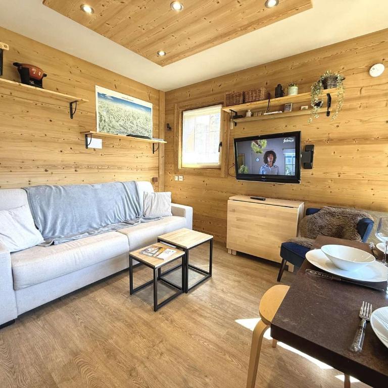 Charmant studio à 300m des pistes et commerces du Cernix - balcon, parking, casier à skis - Appartamento con 1 Camera da Letto - 3