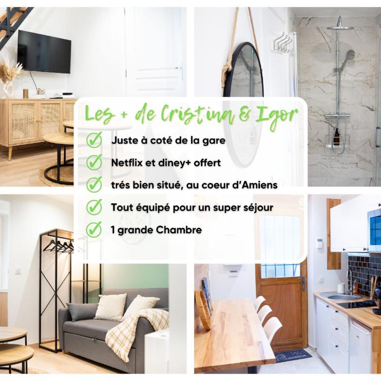 Maison Cosy Centre Gare Amiens - One-Bedroom House - 2