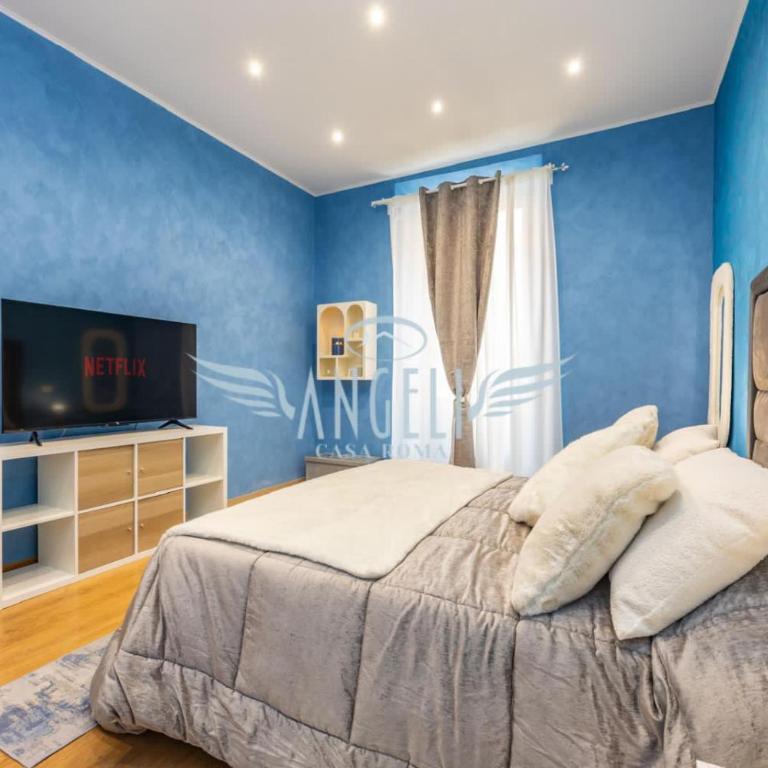 BlueHouse Roma, ampia casa per gruppi e famiglie - Appartamento con 2 Camere da Letto e Vista Città - 20