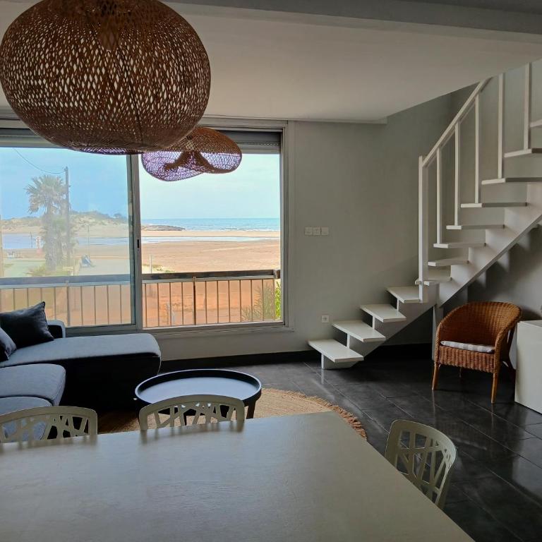 Duplex 6 personnes Pleine vue mer 10 m de la plage Wifi - CYRIDA - Appartement 3 Chambres - 38