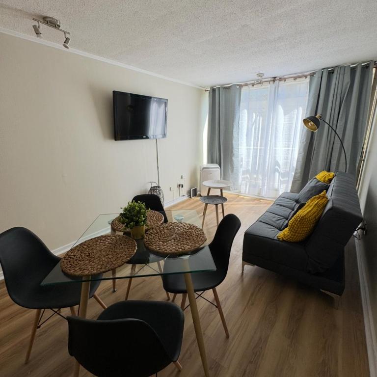 Amplio-pasos metro FREE parking-Santiago Centro - Apartamento de 1 dormitorio - 9