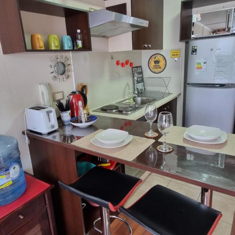 Departamento completo con Vista a la Ciudad, a pasos del Metro Santa Isabel, Barrio Italia, providencia - Apartamento de 1 dormitorio - 16