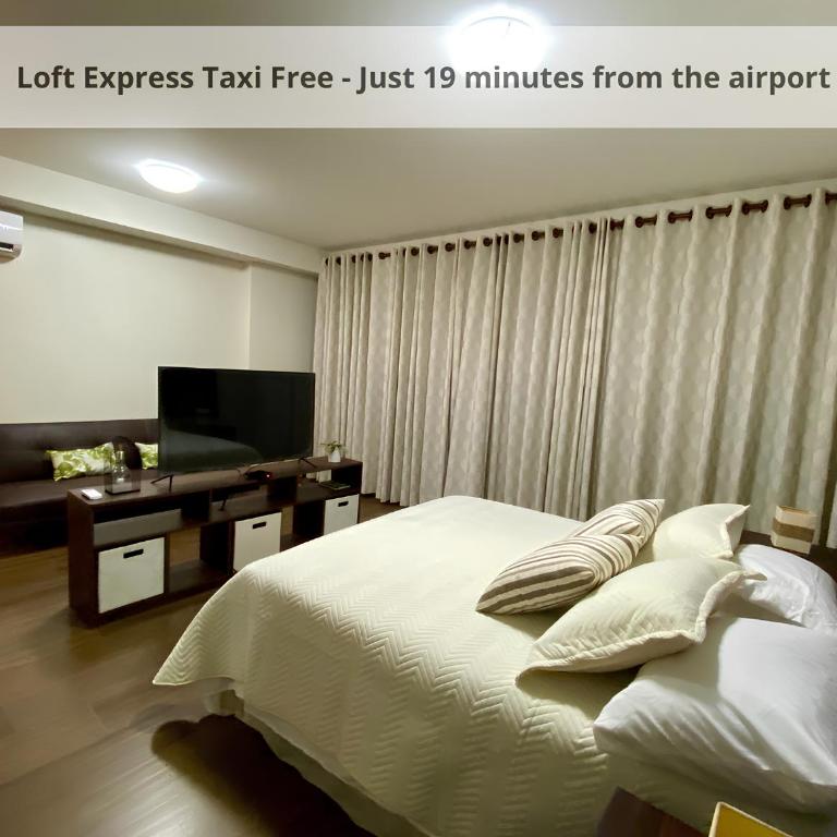 Posada Express Confort Check-In & Free Airport Taxi - Deluxe One-Bedroom Apartment with City View - 7