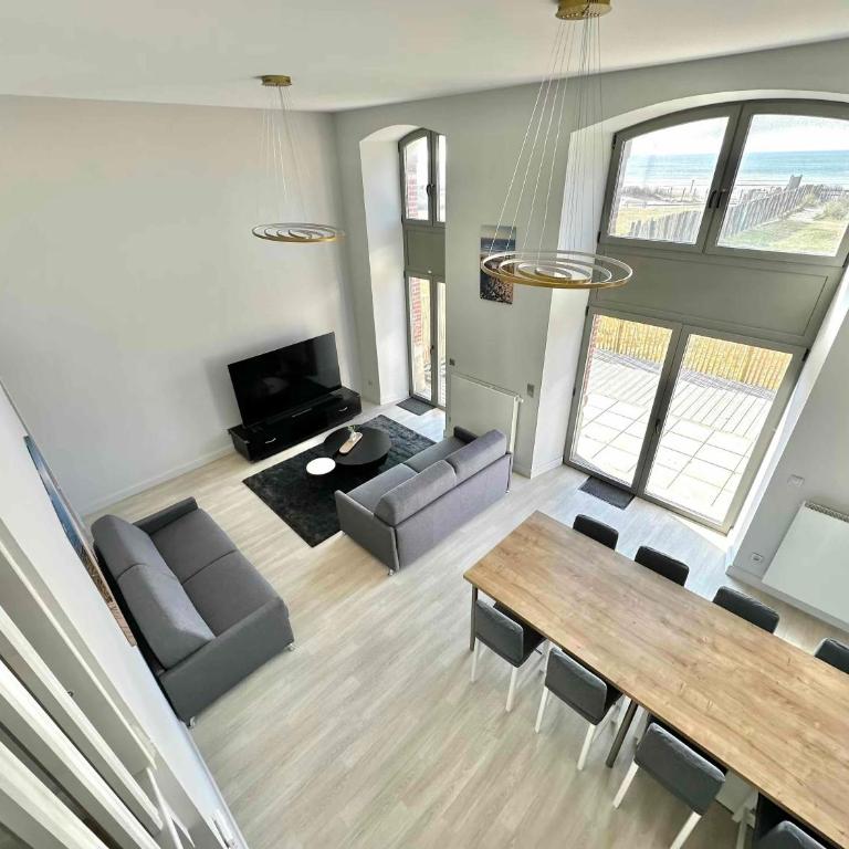 Superbe Duplex FACE MER avec Terrasse sur la plage de Berck et 2 Places de Parking - Apartamento de 3 dormitorios con vistas al mar - 30