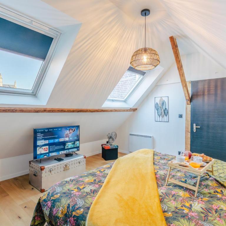 Elegant 120m2-Face cathedrale-6 pers-free Parking - Appartement 2 Chambres Deluxe - 5
