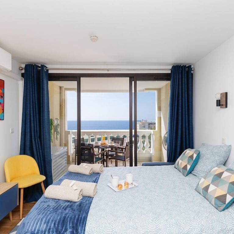 Résidence piscine vue mer parking 4 personnes - Apartment mit 1 Schlafzimmer, Meerblick und Terrasse - 3