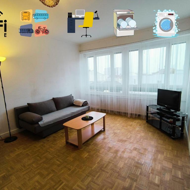 Grand appartement lumineux et central - Appartamento con 3 Camere da Letto - Piano Alto - 1