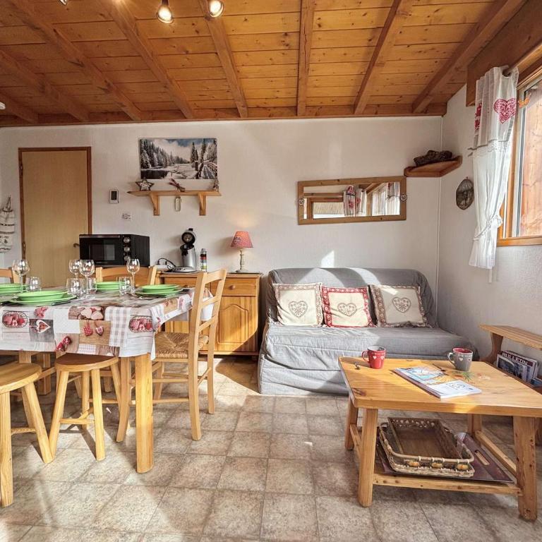 Appartement au pied des pistes avec terrasse, parking privé, casier à skis, proche commerces - Appartement 1 Chambre - 5