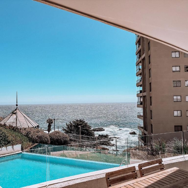 Exquisito depto en Costa de Montemar - Apartamento con vistas al mar - 1