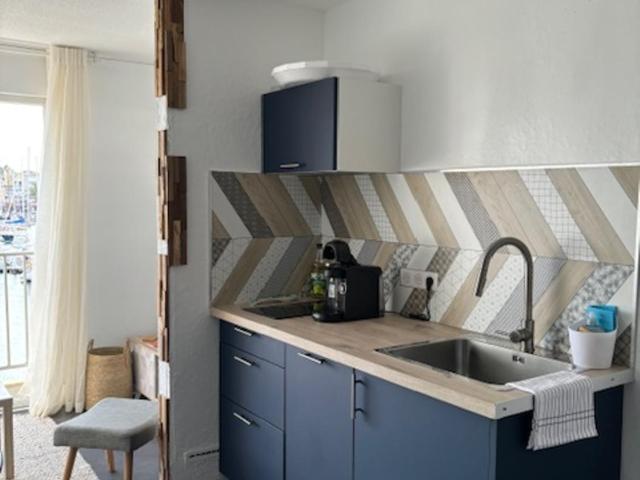 Studio Cabine Vue Port Gruissan - One-Bedroom Apartment - 7