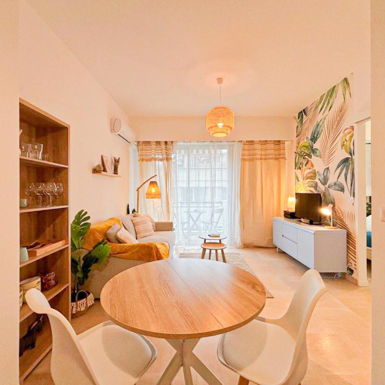 Plage, Promenade & confort - Wifi, AC, 4 pers - Appartement 1 Chambre - 12