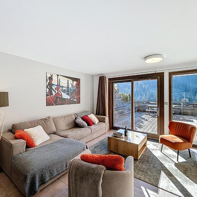 Charme-appartement-6 pers-proche piste - Apartment mit Blick auf die Berge - 9