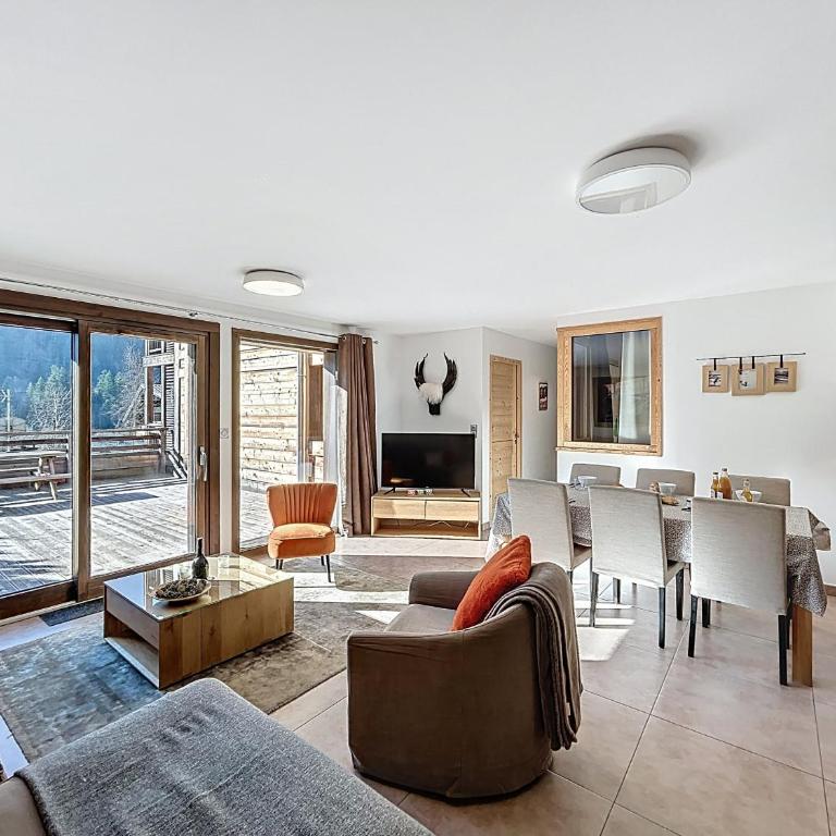 Charme-appartement-6 pers-proche piste - Apartment mit Blick auf die Berge - 11