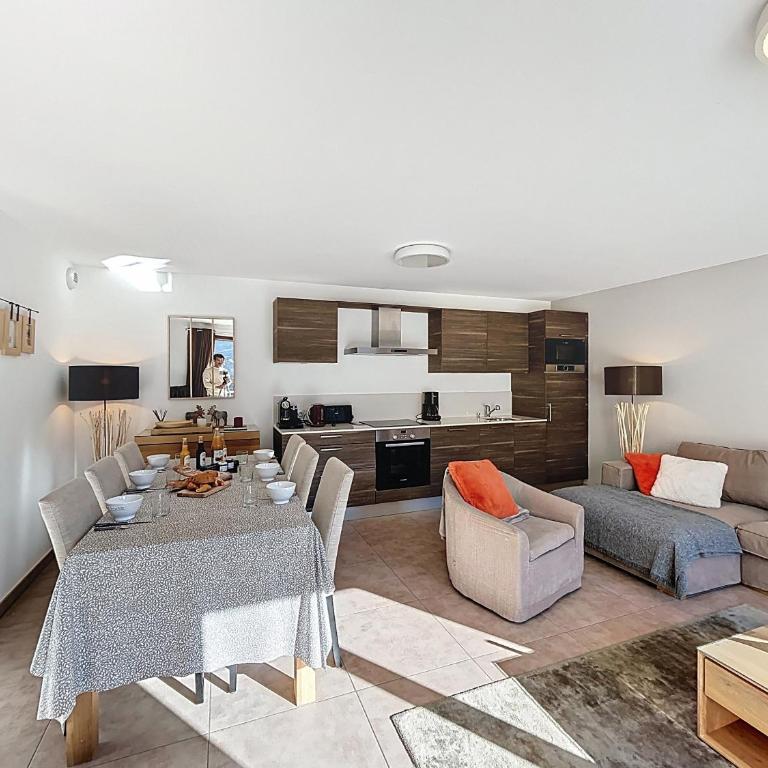 Charme-appartement-6 pers-proche piste - Apartment mit Blick auf die Berge - 12