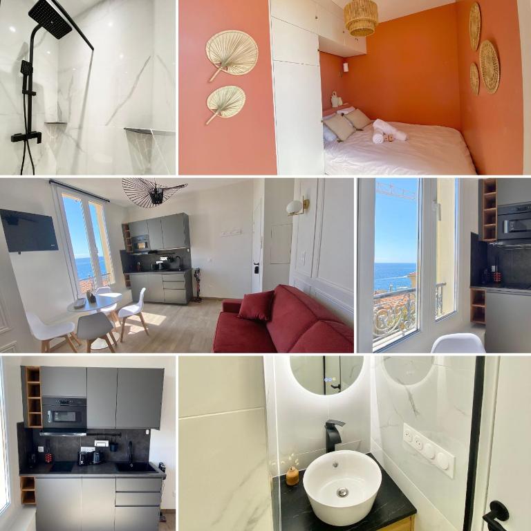 Appartement moderne climatisé Monaco vue Mer - Appartement 1 Chambre - Vue sur Mer - 3