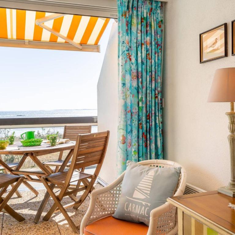 Carnac: Appartement Duplex 2P+Mezzanine, Terrasse Vue Mer - FR-1-477-114 - Apartment (4 Adults) - 2