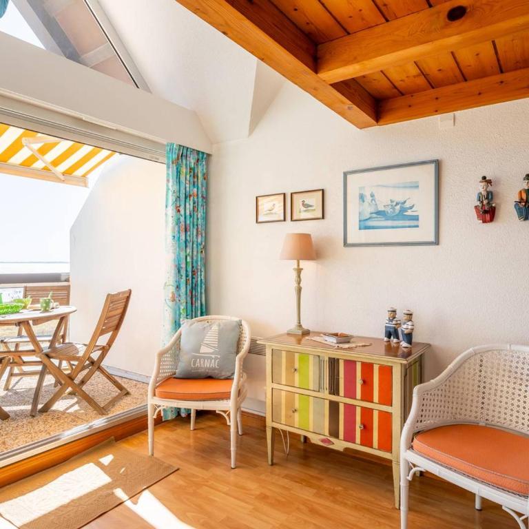 Carnac: Appartement Duplex 2P+Mezzanine, Terrasse Vue Mer - FR-1-477-114 - Apartment (4 Adults) - 3