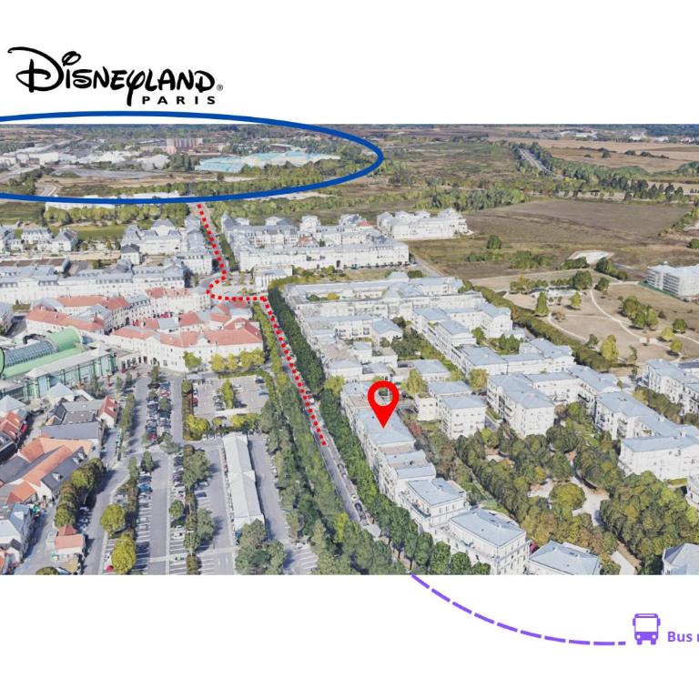 Garonne8 - Spacious accomodation 8ppl Disneyland - Appartement 3 Chambres avec Vue - 31