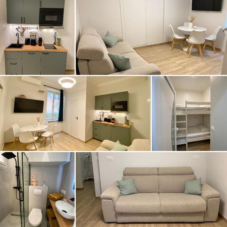 Appartements neuf - Frontière de Monaco - clim - WIFI - Studio - 3