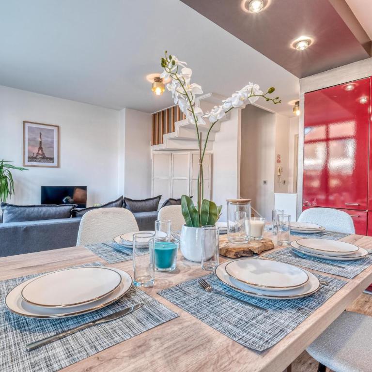 T3 Disneyland et gare a pied LE DUPLEX 6 ou 7 personnes - Appartamento con 2 Camere da Letto - 8