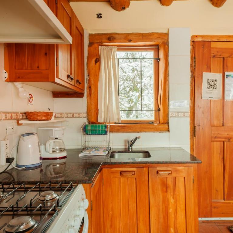 LA AURORA CABAÑA Quechu en la base del cerro Catedral con vistas - Apartamento Estudio - 5